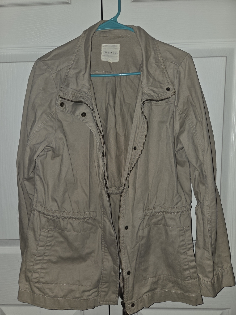 Copper Key Lightweight Tan Utility Jacket